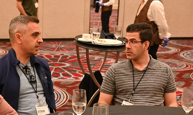 Ron Spinabella with Steve Toth at Digital Unfiltered SEO Conference in Las Vegas, NV